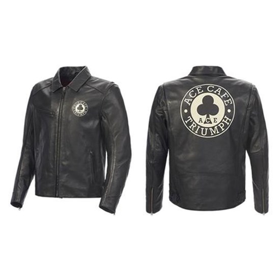 Bild von ACE PRINTED LEATHER JACKET