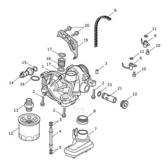 Bild von Adaptor, Spin-On Oil Filter