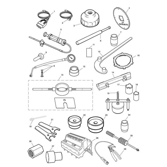 Bild von Adaptor Tool, Input Shaft Assy