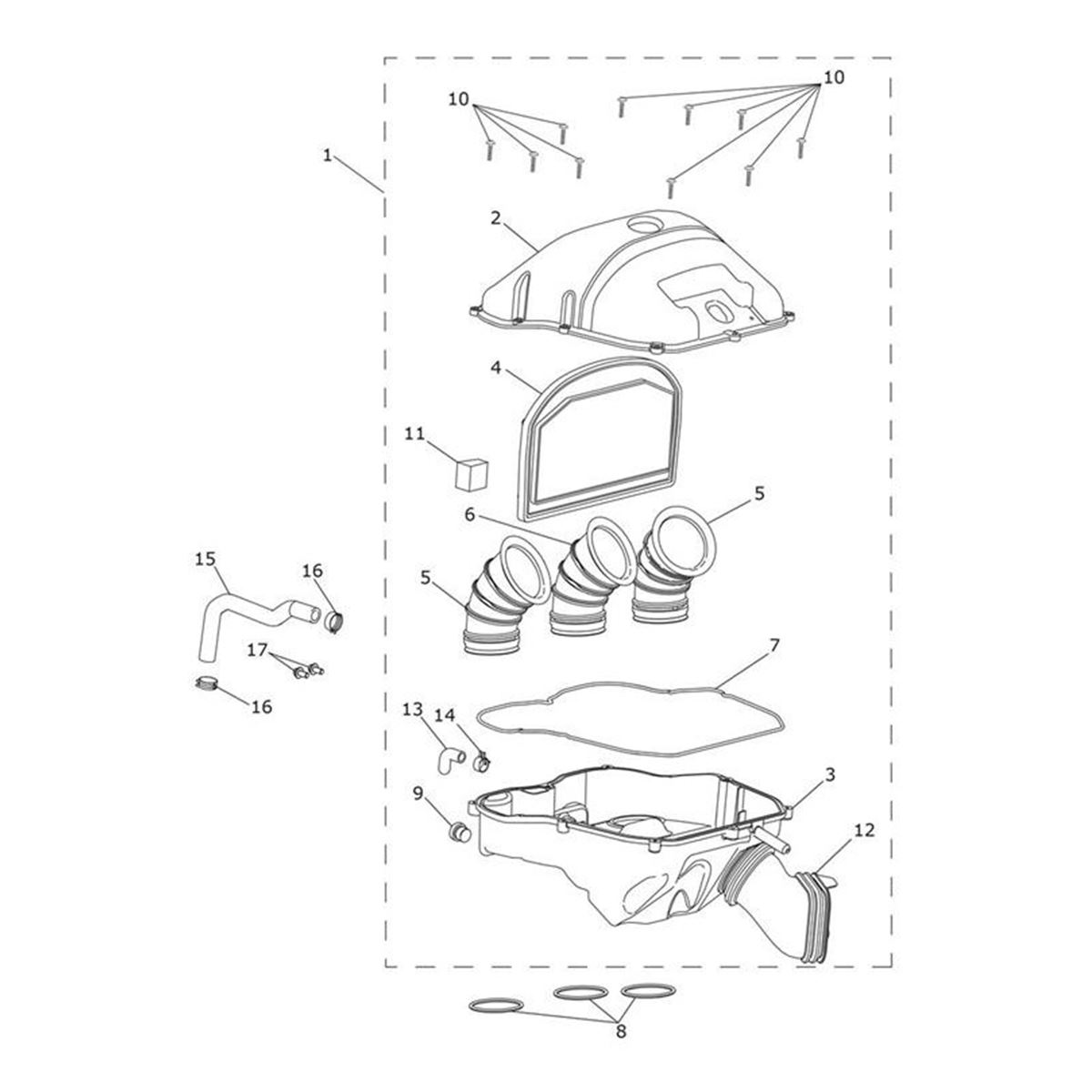Bild von Airbox, Lower, Moulding