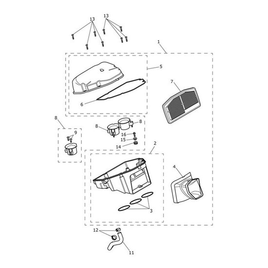 Bild von Airbox, Upper, Assembly