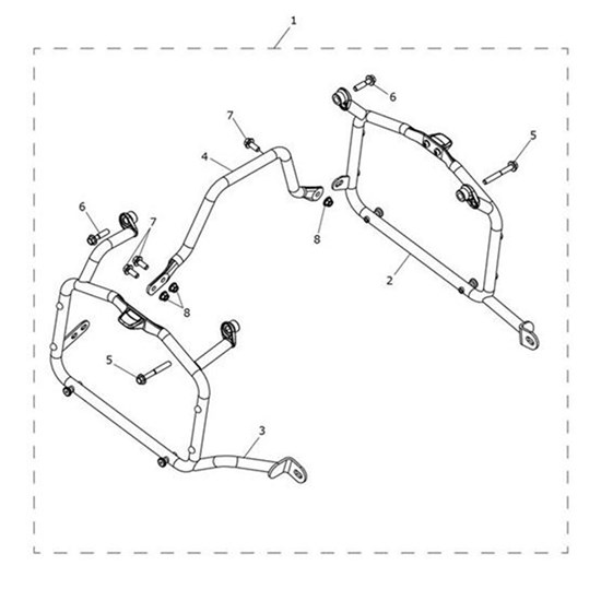 Bild von Assembly 2, Pannier Mount, LH