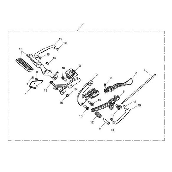 Bild von Assy, Gear Lever, Front