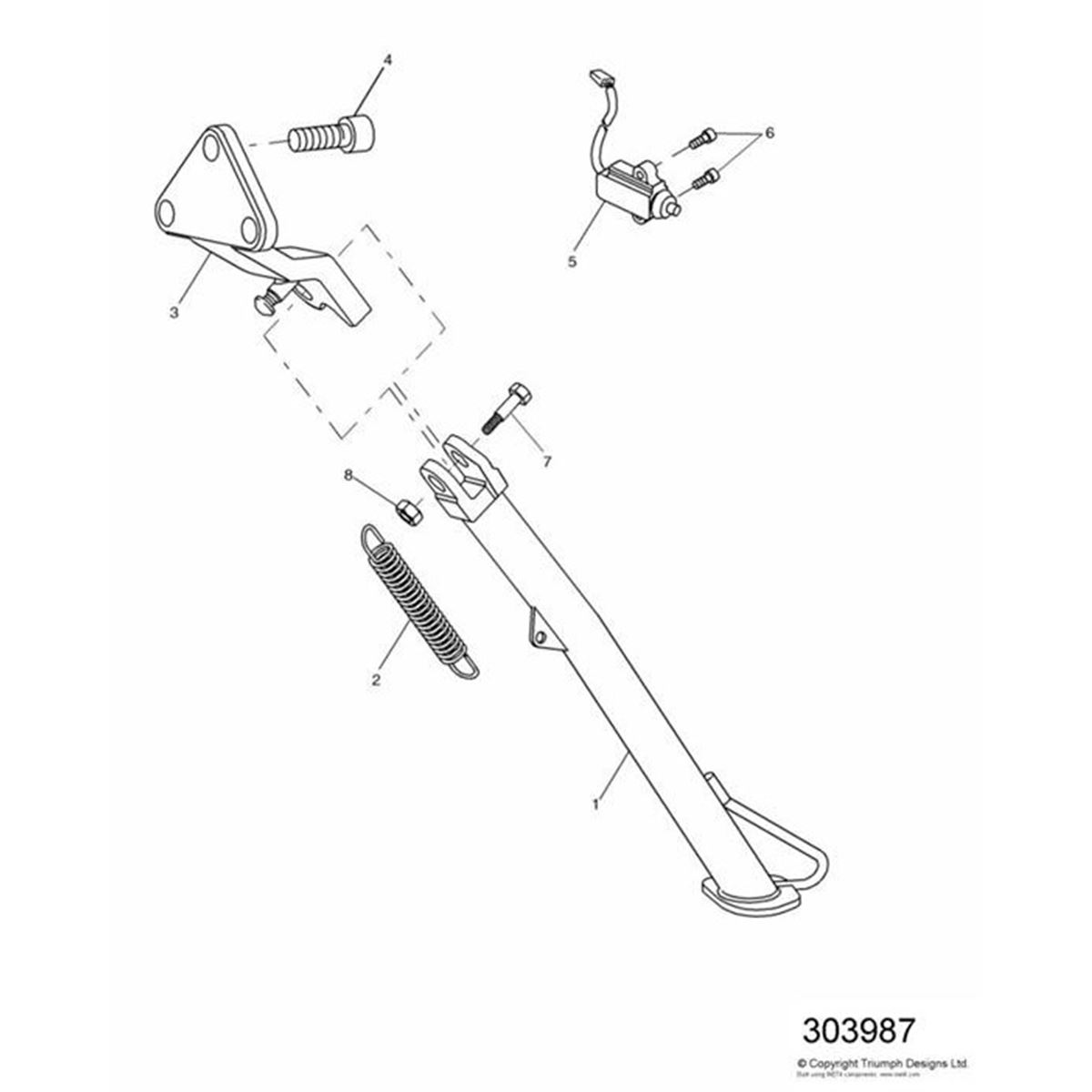 Bild von BRACKET,SIDESTAND