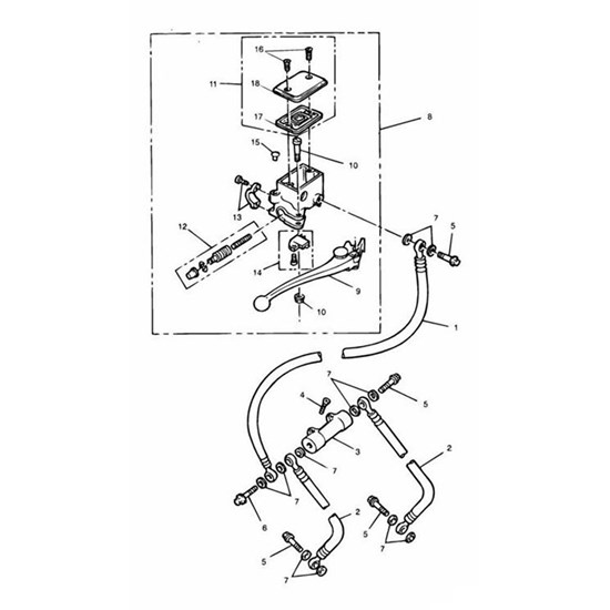 Bild von BREMSLEITUNG, STAHLFLEX