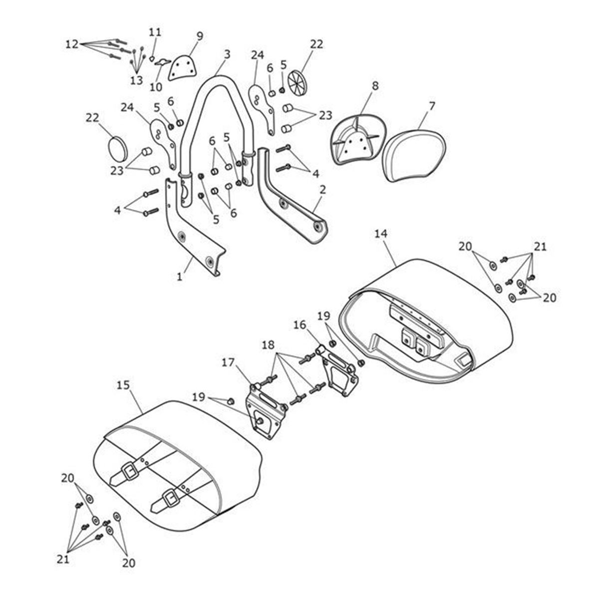 Bild von Bar, Backrest Bar