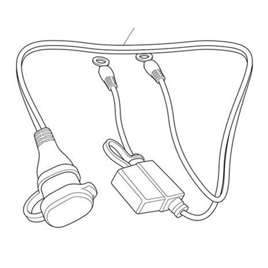 Bild von Battery Connector Lead, Ring Terminals