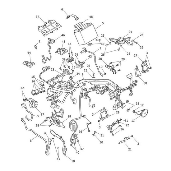 Bild von Battery Kit, EU, YTX12-BS, TW