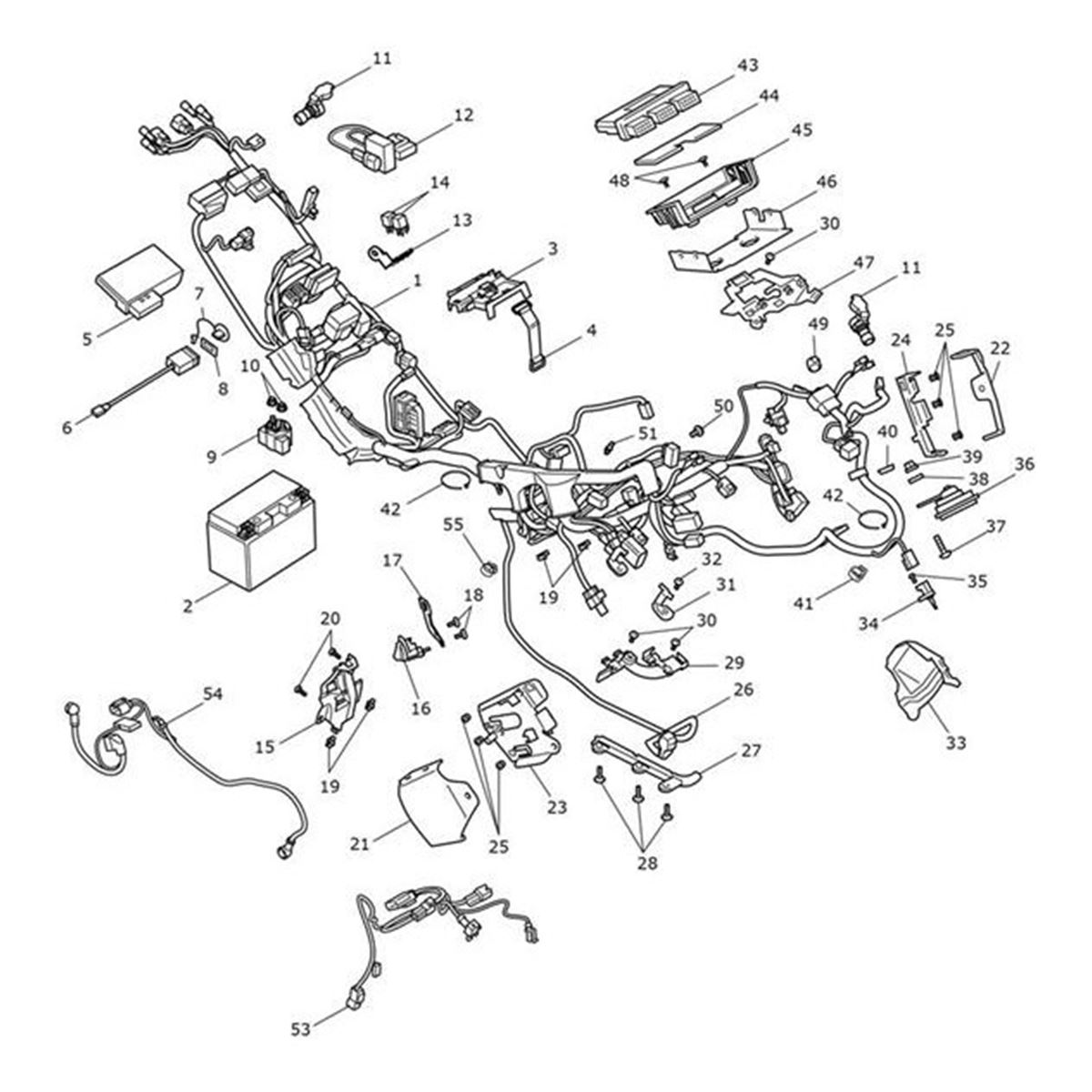 Bild von Battery Retainer Mldg