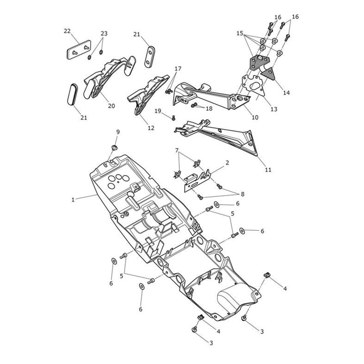 Bild von Battery Tray, Moulding