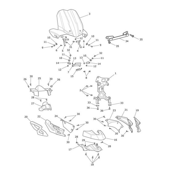 Bild von Beak Support Moulding