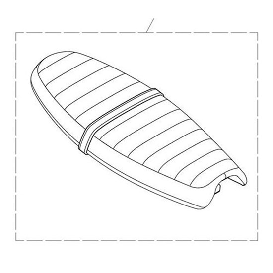 Bild von Bench Seat, Quilted, Brown