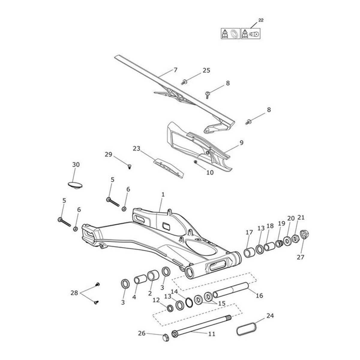 Bild von Blanking Plug, Swingarm