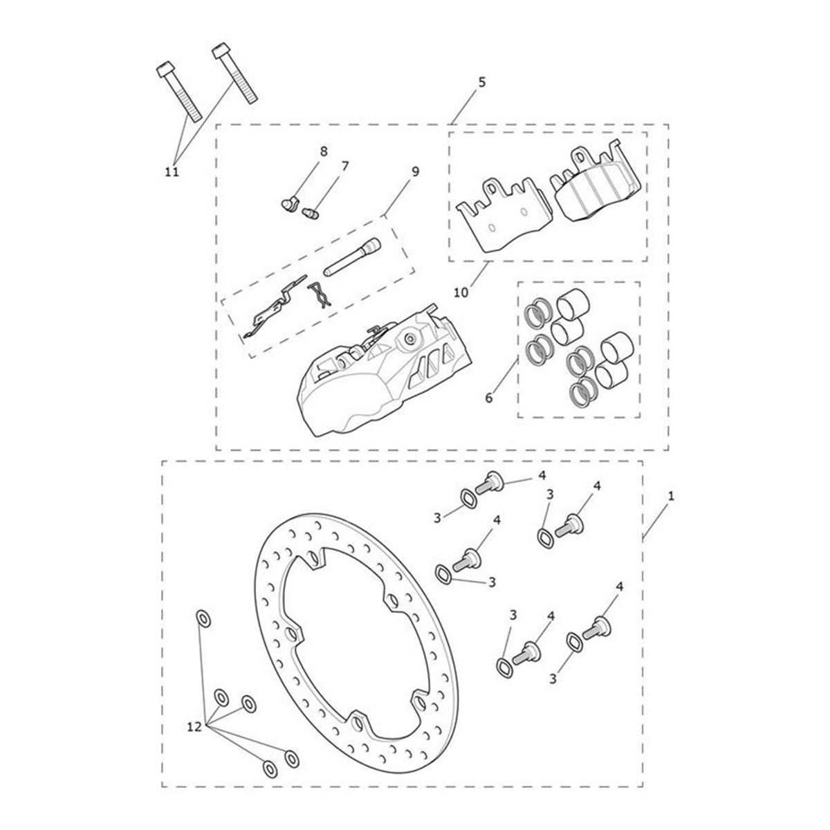 Bild von Bolt, Disc, M8 x 25, Slv, Enc