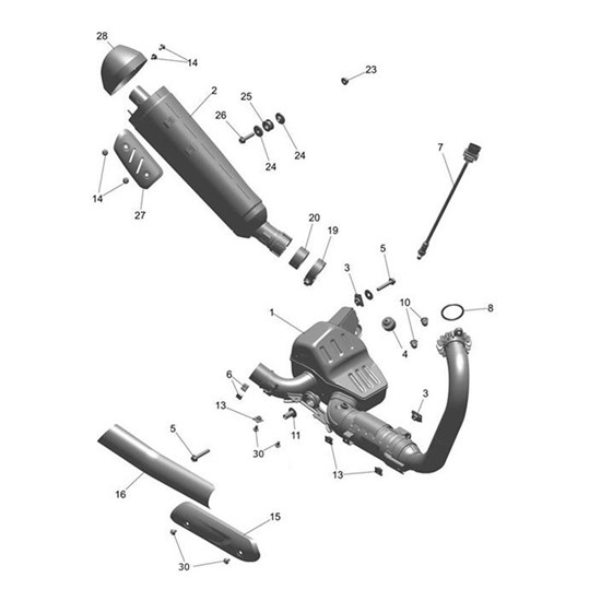 Bild von Bolt, Flanged, M8 x 1.25