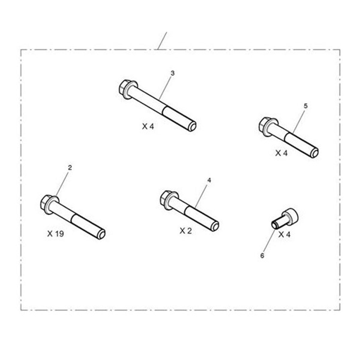 Bild von Bolt, HHF, Lghtd, M6 x 40, Black