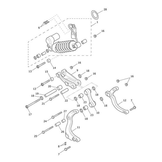 Bild von Bolt, HHF, M10 x 85, Slv