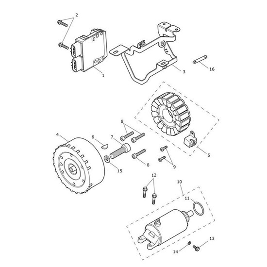 Bild von Bolt, Radial Feed, M12 x 32