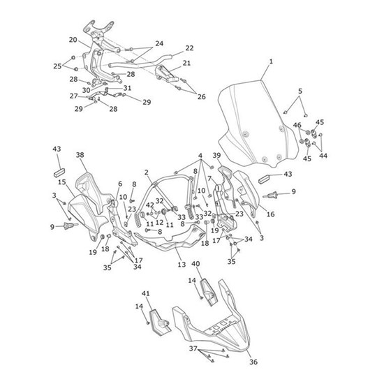 Bild von Boss, Bracket, Front Number Plate