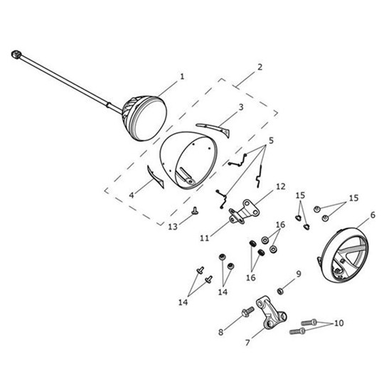 Bild von Bowl, Headlamp and Finisher, Jet Black