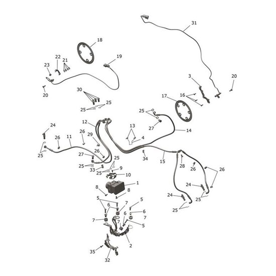 Bild von Bracket, ABS Cradle