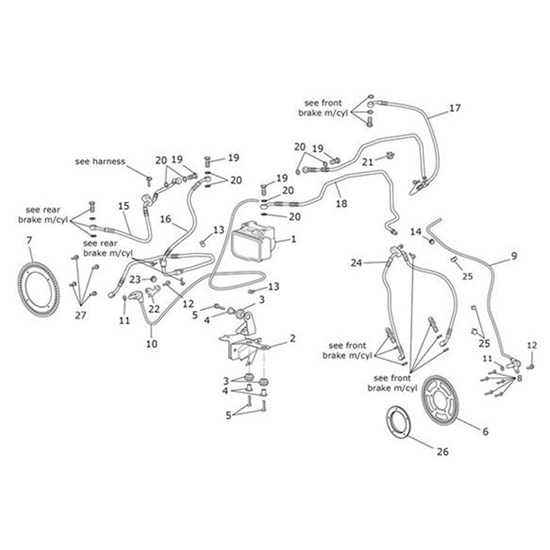 Bild von Bracket, ABS Modulator