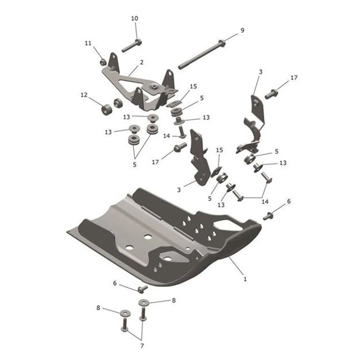 Bild von Bracket, Assembly, Sumpguard