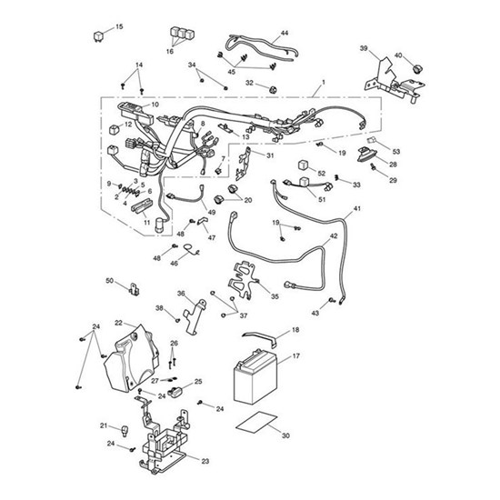 Bild von Bracket, Battery Box