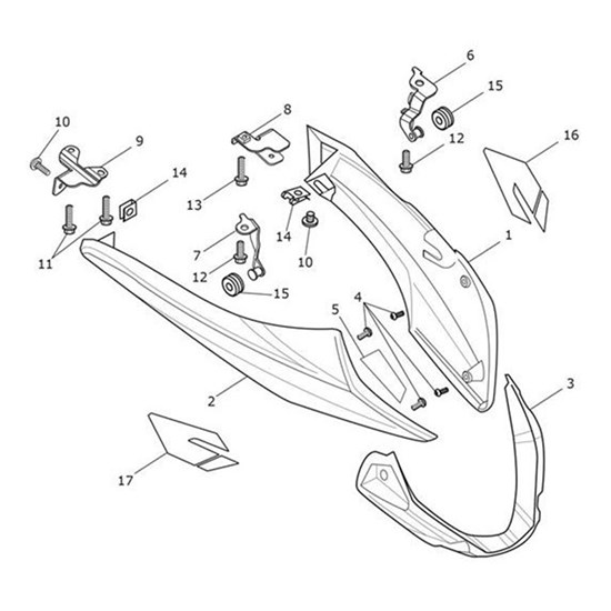 Picture of Bracket, Bellypan, LHF