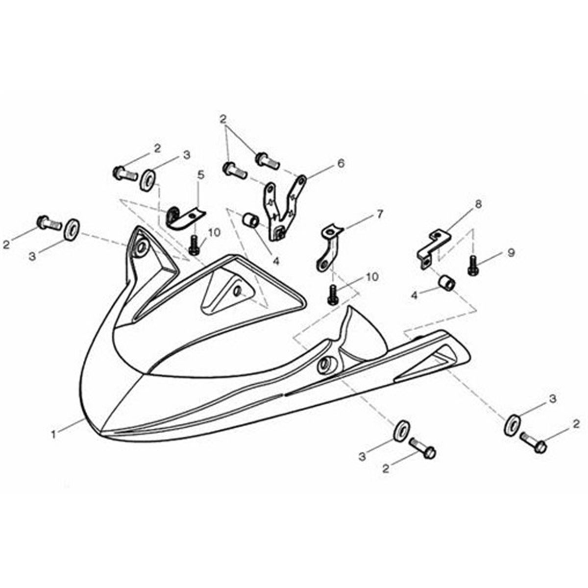 Picture of Bracket, Bellypan, LHF
