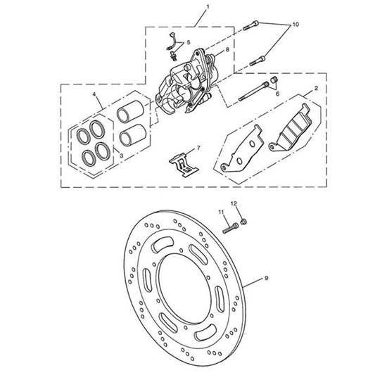 Bild von Bracket, Caliper, LH