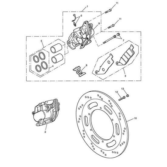 Bild von Bracket, Caliper, RH