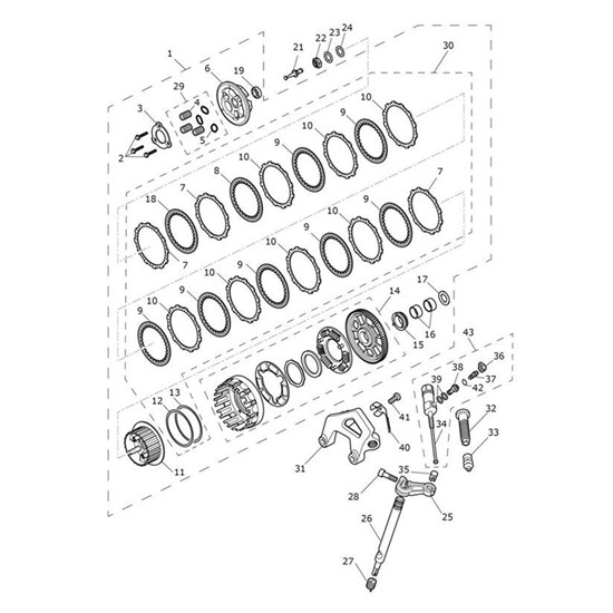 Bild von Bracket, Clutch, Slave