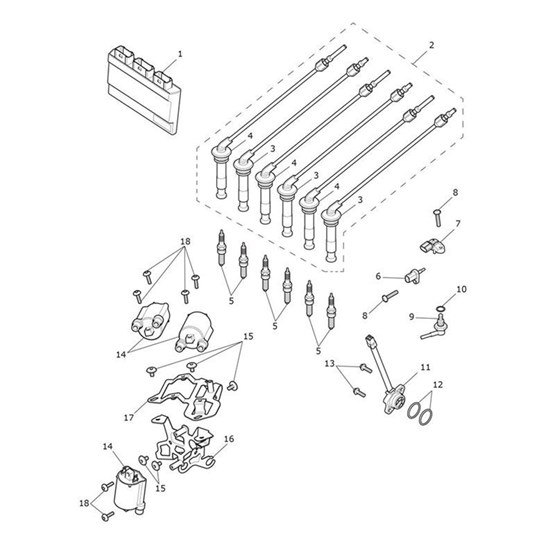 Bild von Bracket, Coil, Lower