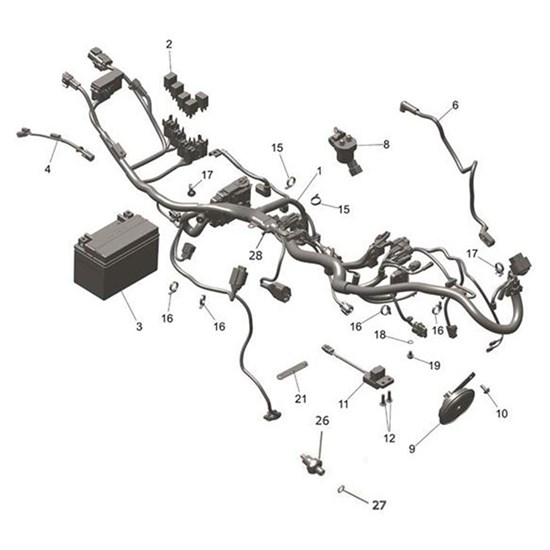 Bild von Bracket, Cover, Ignition Switch