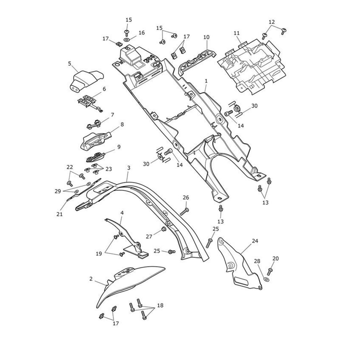 Bild von Bracket, ECU, Moulding