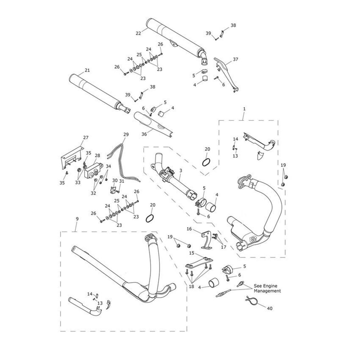 Bild von Bracket, EXBV Cable Restraint