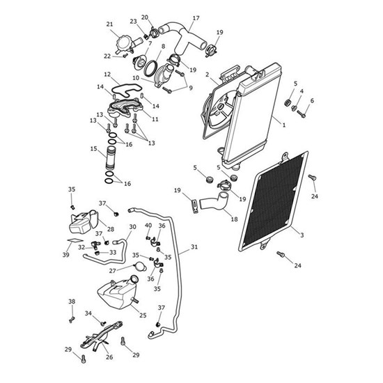 Bild von Bracket, Expansion Tank, Rear