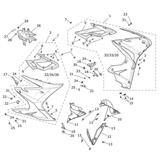 Bild von Bracket, Fairing, Lower LHR