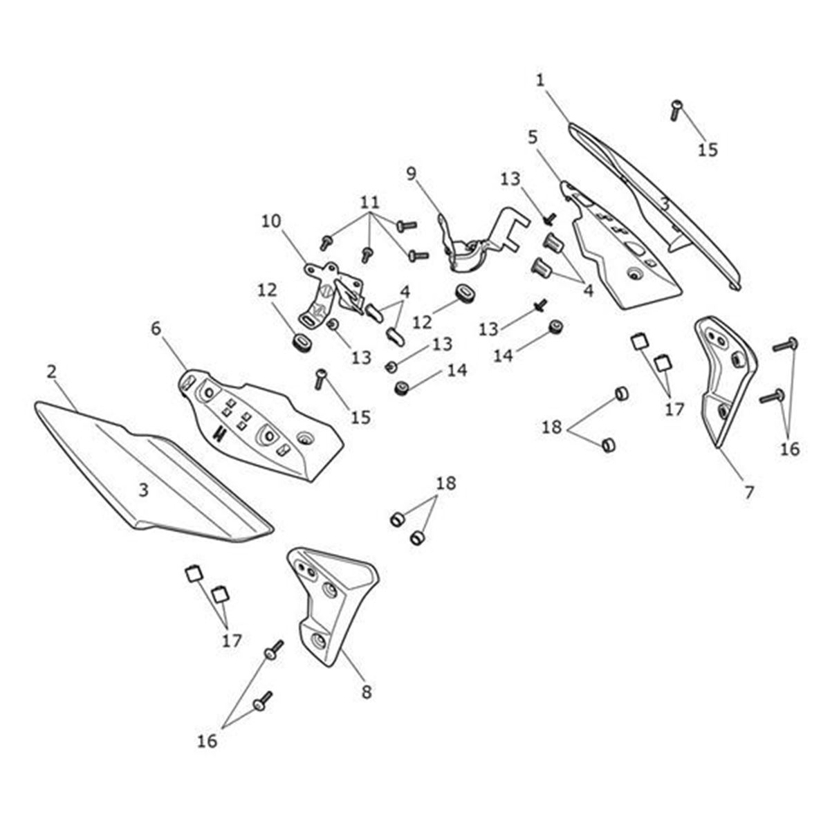 Bild von Bracket, Fairing, RH