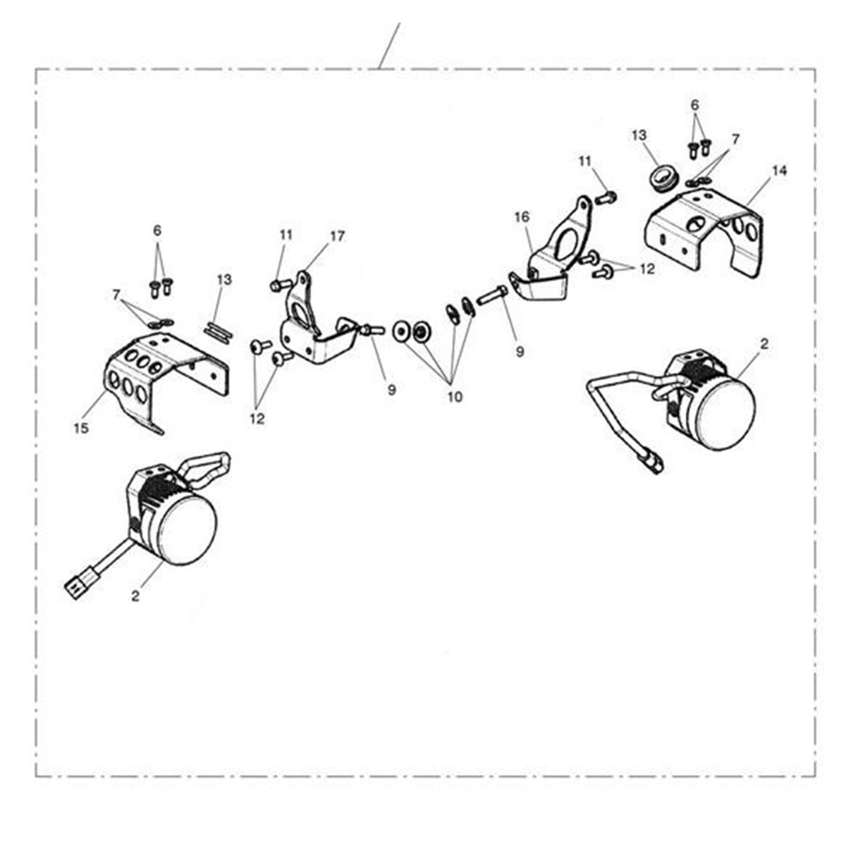 Bild von Bracket, Fog Lamp, LH