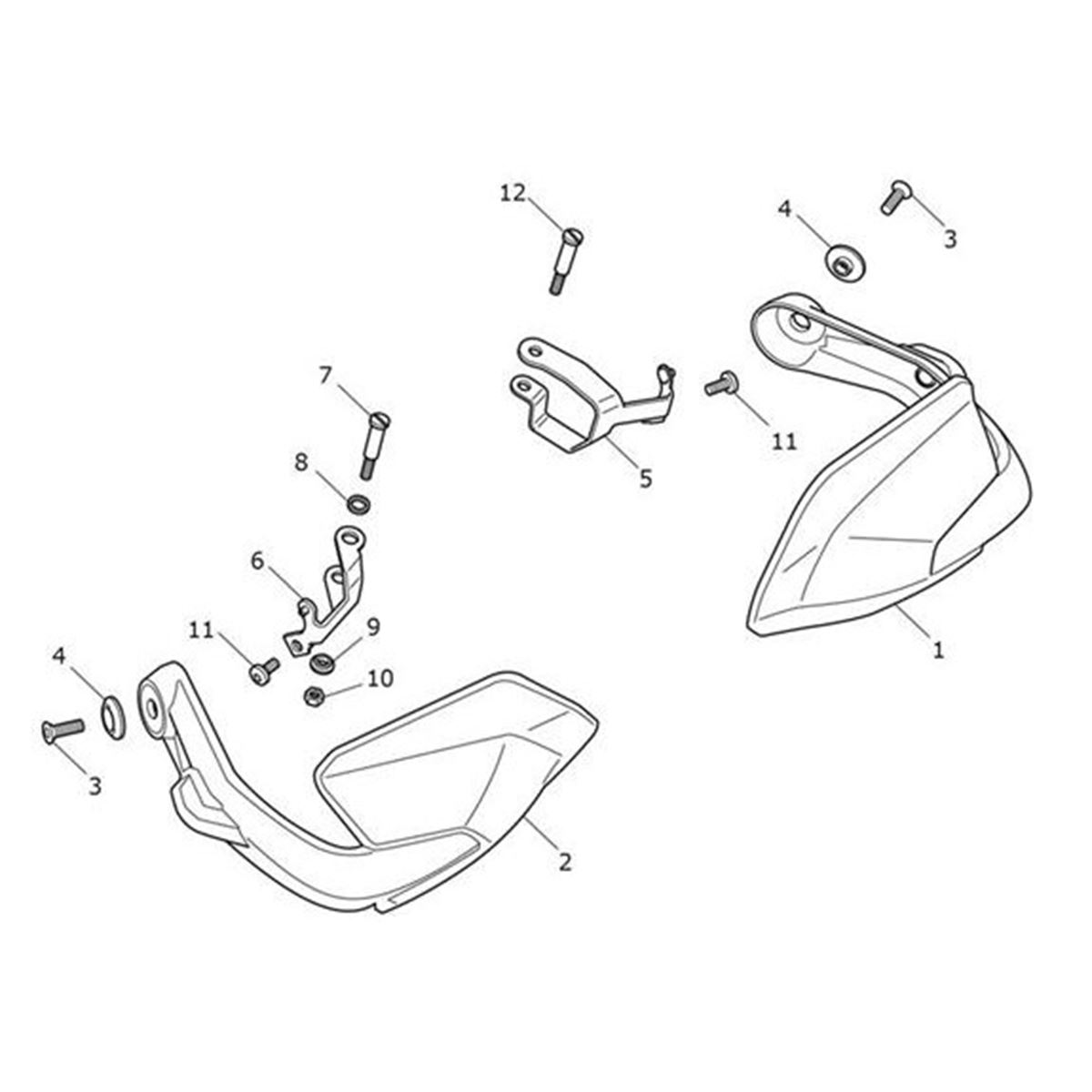 Bild von Bracket, Handguard, LHS