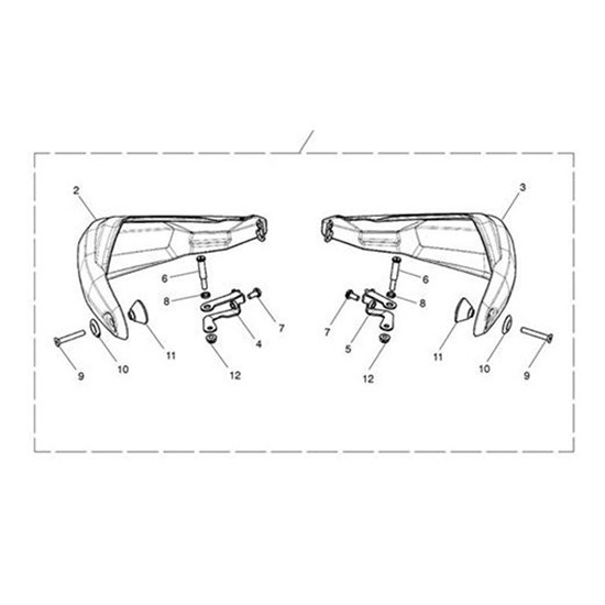 Bild von Bracket, Handguard, RH