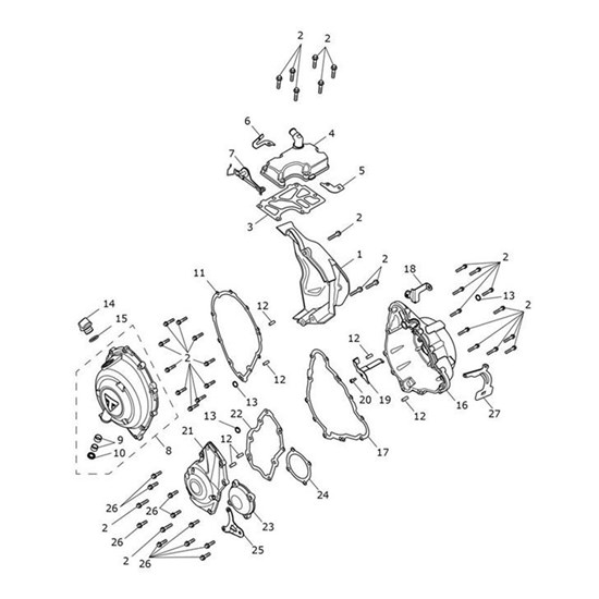 Bild von Bracket, Hose Retaining