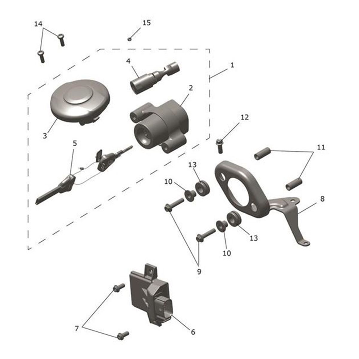 Bild von Bracket, Lockset