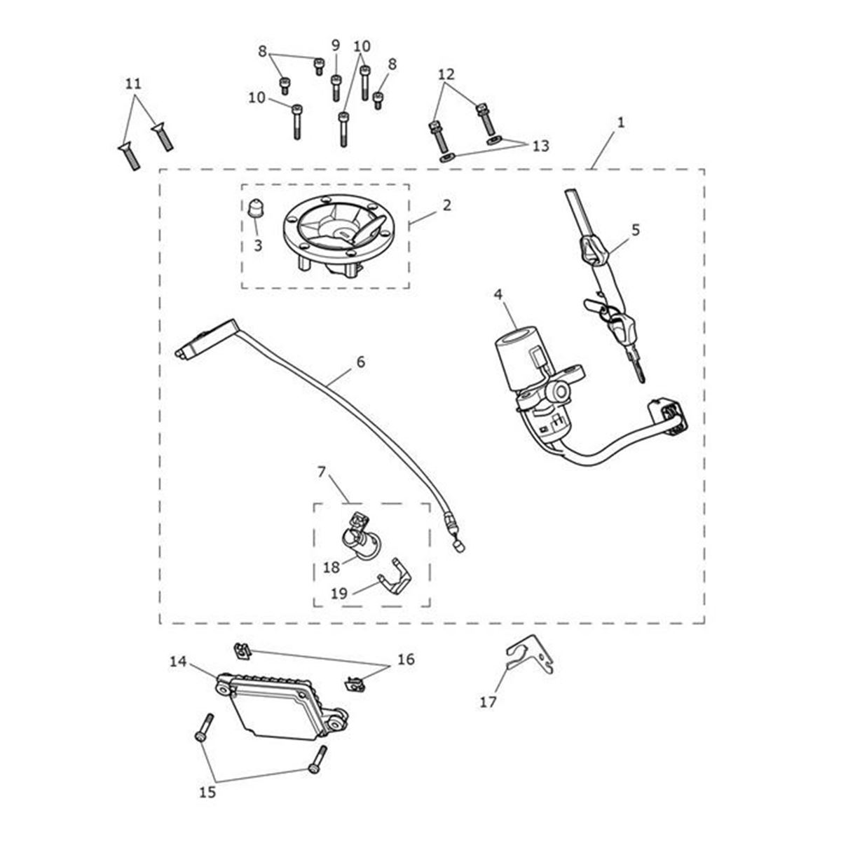 Bild von Bracket, Panel Lock