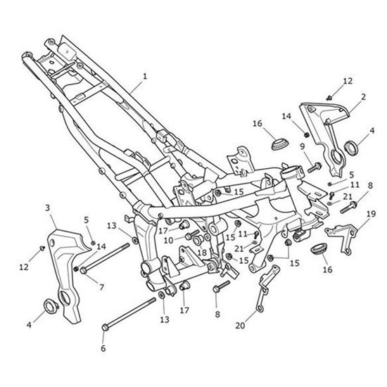 Bild von Bracket, Radiator, RH