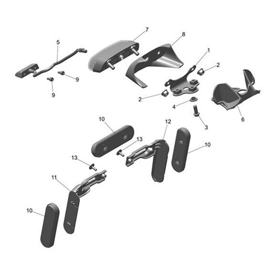 Bild von Bracket, Rear Light