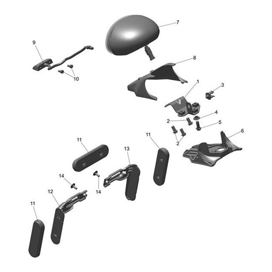 Bild von Bracket, Reflector, RH