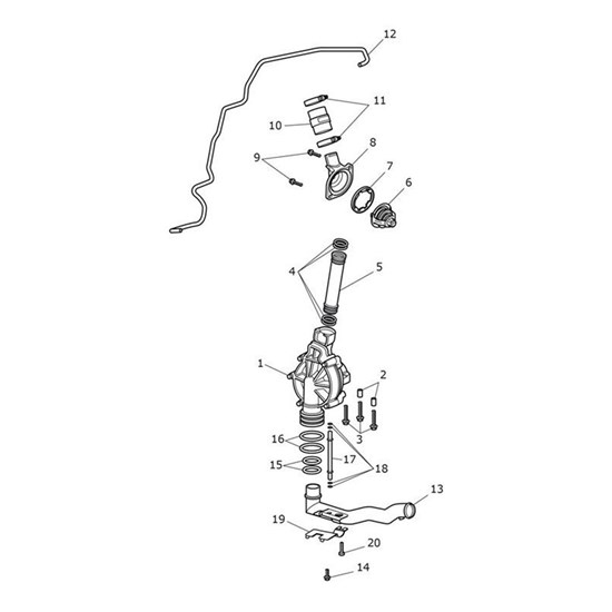 Bild von Bracket, Retention, Brake Pipe